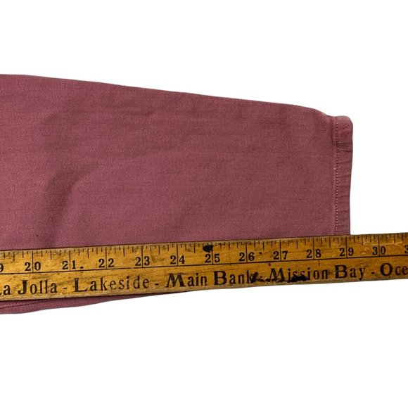 Hudson Krista Super Skinny Womens Jeans Tag 32 Dark Pink Mid-Rise W32xL29 Denim - Picture 10 of 11